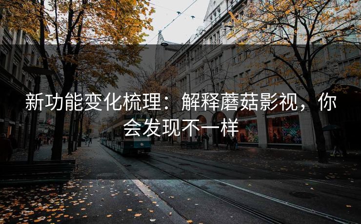 新功能变化梳理:解释蘑菇影视,你会发现不一样 新功能变化梳理:解释蘑菇影视,你会发现不一样